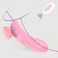 Tiana Panty Vibrateur en silicone télécommandé - Rose