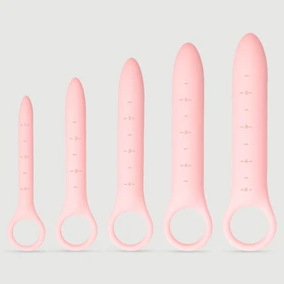 Sexopolis Wellness Dilatador Vaginal de Silicona con Mango - Rosa