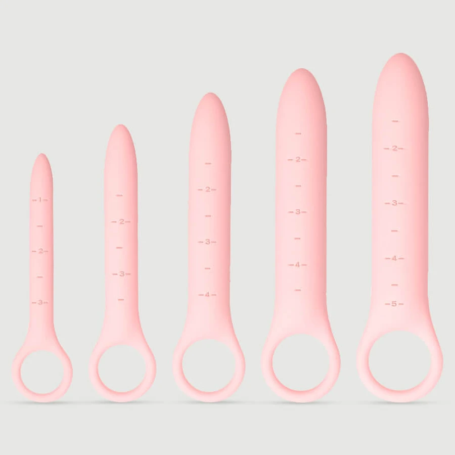 Sexopolis Wellness Dilatador Vaginal de Silicona con Mango - Rosa