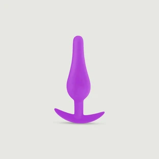 Anaal Beginner's Classic Medium Siliconen Butt Plug - Paars