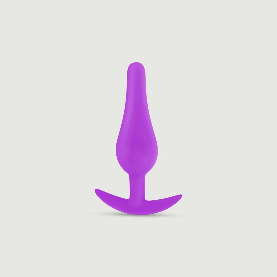 Anaal Beginner's Classic Medium Siliconen Butt Plug - Paars
