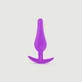 Anal Beginner's Classic Medium Silicone Butt Plug - Purple