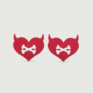Disposable Devil Heart Nipple Cover