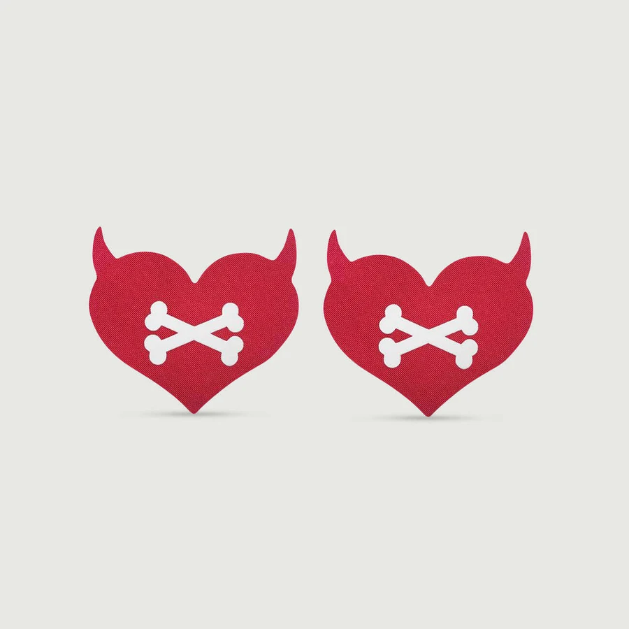 Disposable Devil Heart Nipple Cover