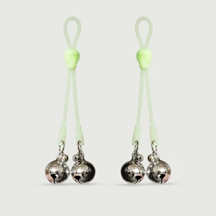 Nipple Clamps With Bells - Silver