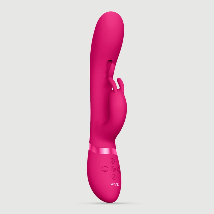 Tama Wave G-Punkt Stimulierende Silikon Kaninchen Vibrator - Rosa