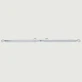Spreader Bar With Adjustable Metal Segments &amp; D Rings - Silver