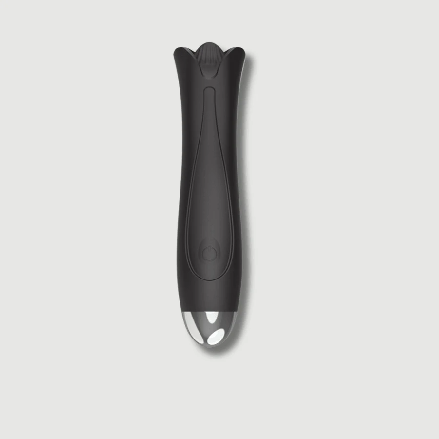 Mein Mini Zunge Silikon Mini Vibrator - Schwarz