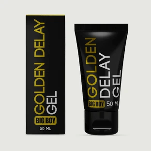 Big Boy Gel Retardante Dorado para Hombre - 50 ml