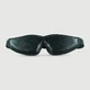 Leather Blindfold Mask With Pillow - Black