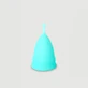 Kleine vrouwelijke wellness menstruatiecup - Blauw