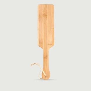 Holzpaddel mit langem Stiel