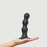 Plug Balls Consolador Premium de Silicona Grande con Ventosa - Negro