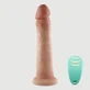 Federico 22 cm Realistic Remote Controlled Silicone Vibrator With App - Flesh