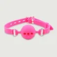 Atmender Ballknebel aus Silikon - Rosa