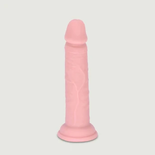 Blake 17 cm Consolador de silicona realista con ventosa - Carne