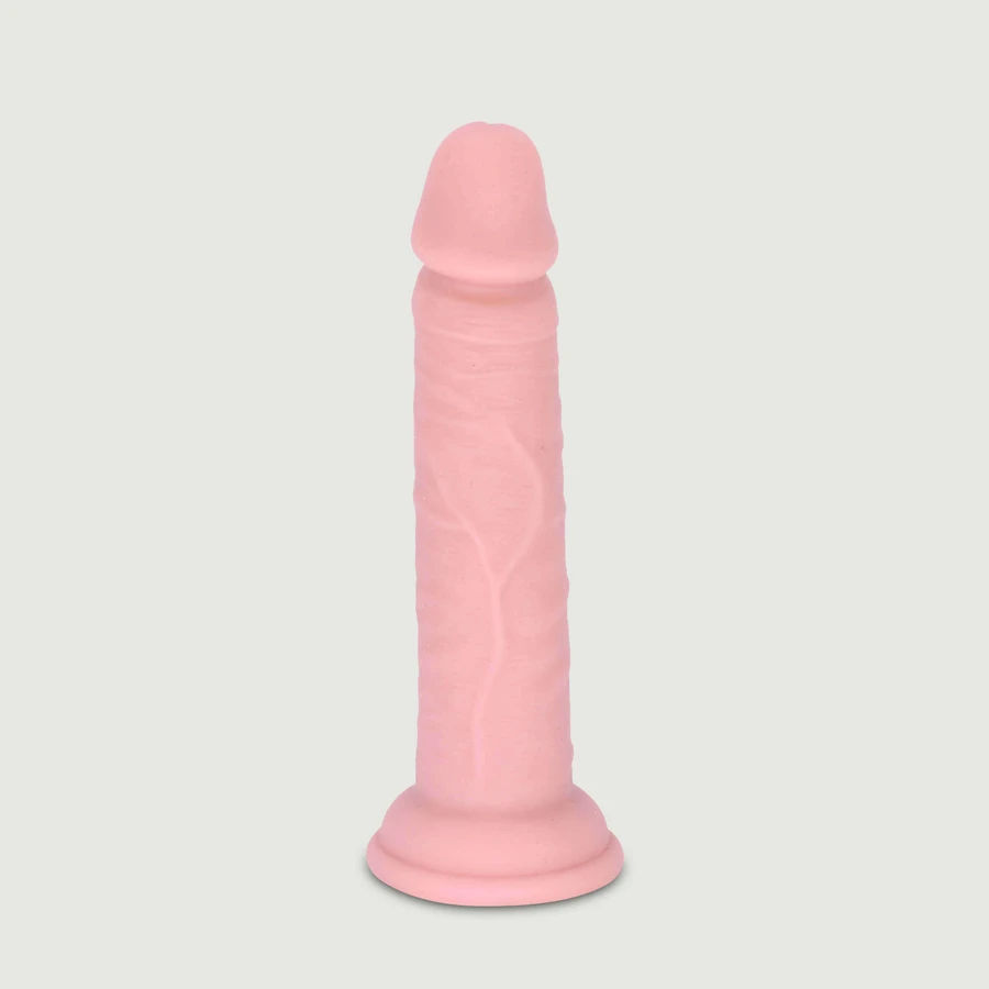 Blake 17 cm Consolador de silicona realista con ventosa - Carne