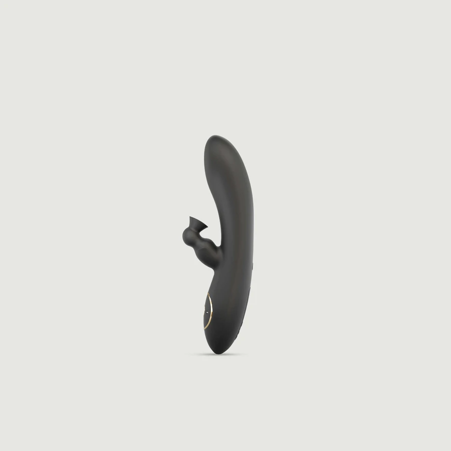 Divine Clitorale Zuig Siliconen Konijn Vibrator - Zwart
