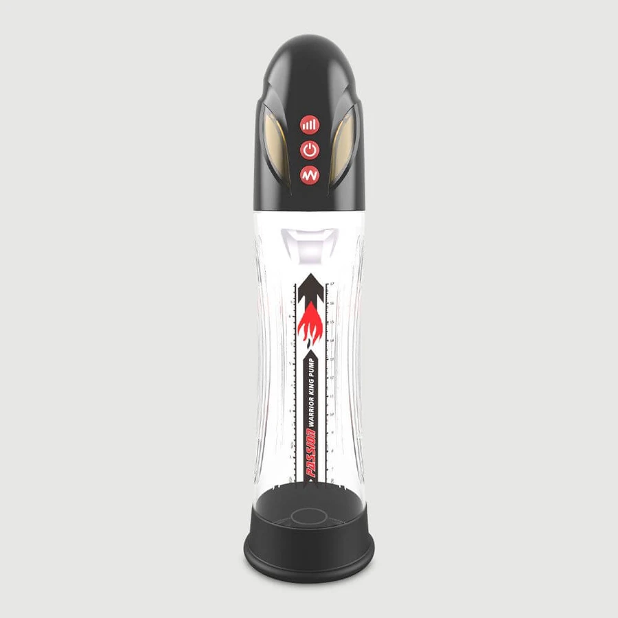 Pump My Dick LCD Waterproof Hydro Penis Massage Pump - Transparent