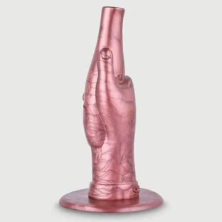 Fisting Plug Hand mit Flasche 14 x 4 cm - Pink