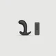 Ishtar Curved Remote Controlled Vibrating Anal Plug - Schwarz