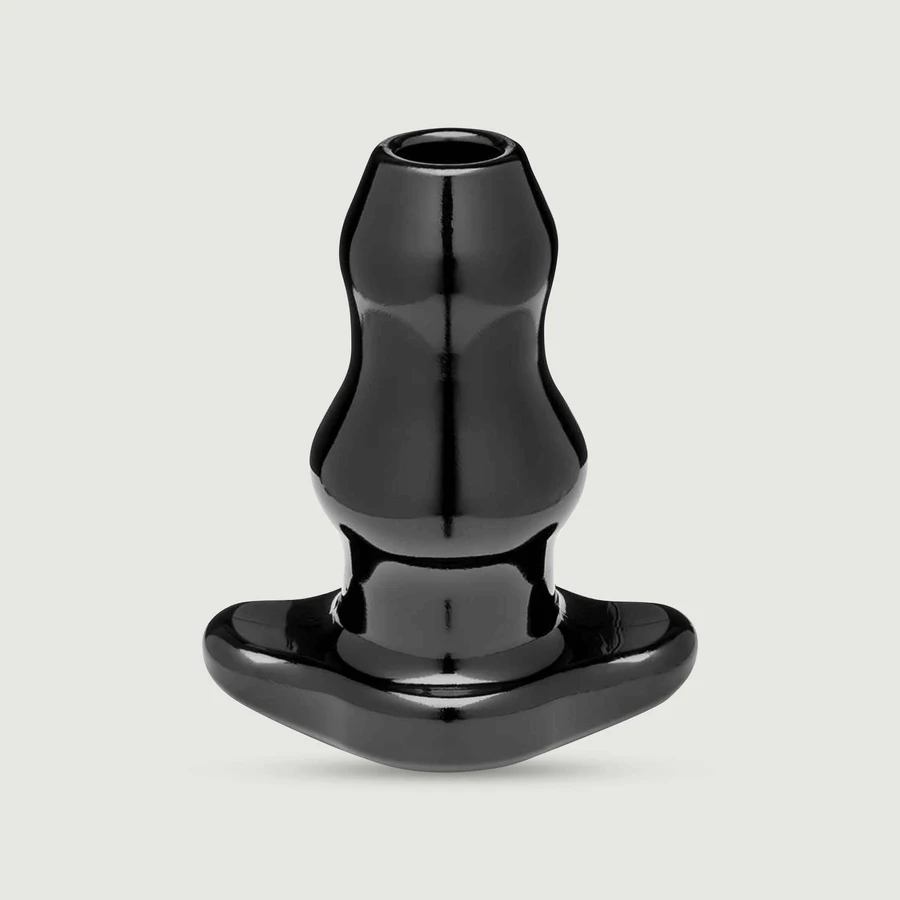 Großer Doppeltunnelstecker - Schwarz