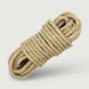 Corde de Bondage en Chanvre avec Tricotage Rugueux 10 m - Marron