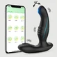 Hector App Controlled Silicone Prostate Vibrator with Swing Function - Black