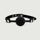 Black Silicone Ball Gag - Black