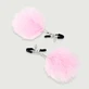 Tepelklemmen Met Veren - Roze