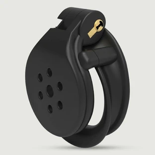 Flat Zone Chastity Cage 2,5 cm - Black