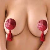 Glands pour tétons ronds - Rouge