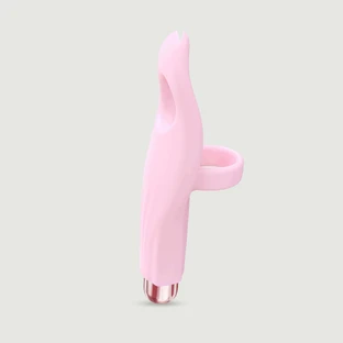 Vibrador Dedo Cosquillas con Funda de Silicona - Rosa