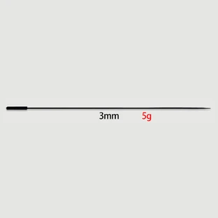 Sonda Uretral de Silicona 350 x 3 mm - Negra