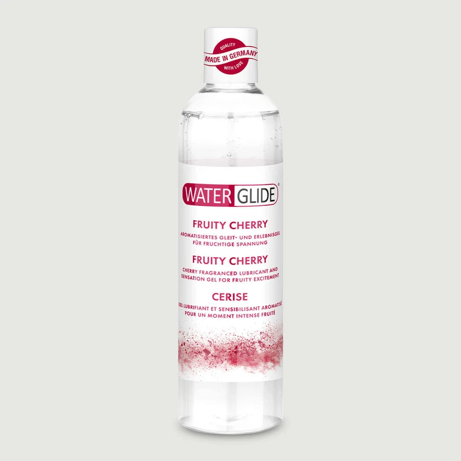 Waterglide Fruity Cherry Flavored Water Based Lubricant - 300 ml