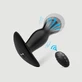 Orion Remote Controlled Inflating Prostate Silicone Vibrator - Black