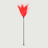 Long Feather Tease Series Red Feather Sensory Teaser - Red