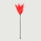 Long Feather Tease Series Red Feather Sensory Teaser - Red