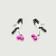 Nipple Clamps With Bells - Pink