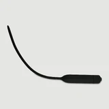 100 x 5.5 mm Silicone 10 Speed Vibrating Urethral Sound - Black