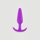 Anal Beginner's Large Silicone Butt Plug - Purple