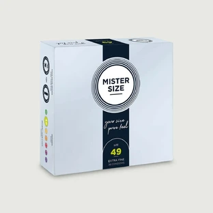 Préservatifs Mister Size Pure Feel 49 mm - 36 pièces