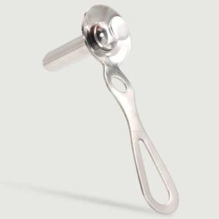 Small Chelsea Eaton Metal Proctoscope 6.5 x 1.8 cm - Silver