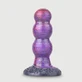 Silikonowe dildo z przyssawką 10 x 3,5 cm - fioletowe