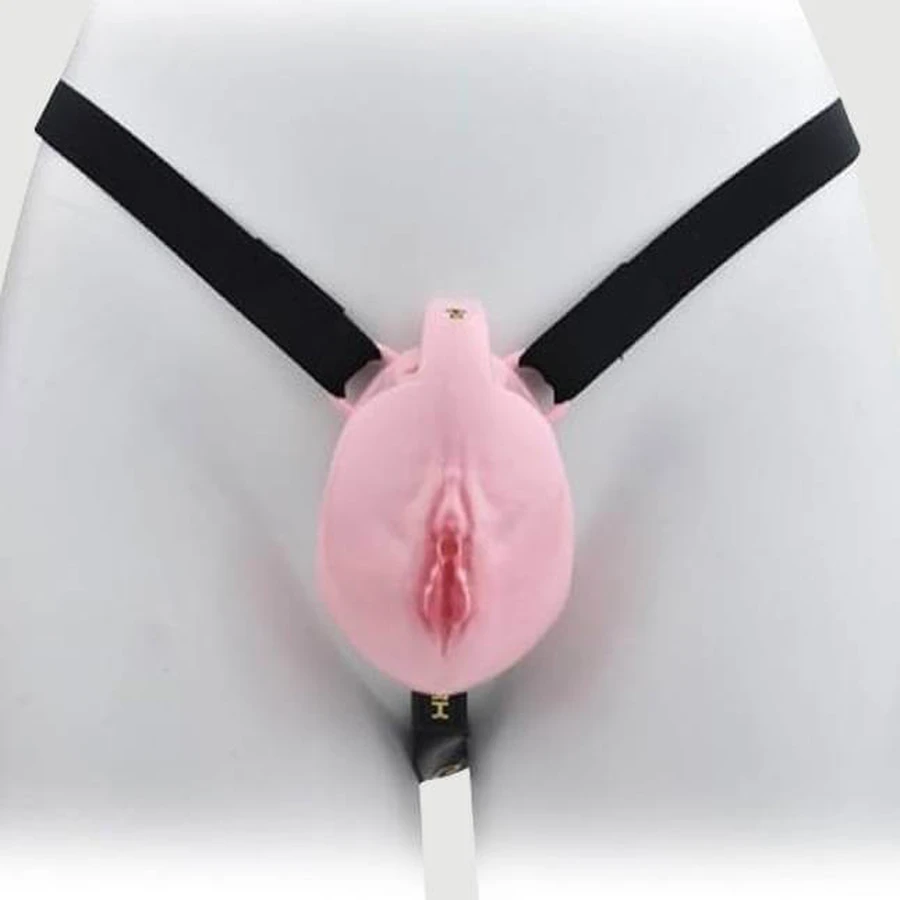 CockLock Jaula de Castidad con Arnés Sislab - Rosa