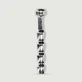 Plug Pene Acanalado Hueco Grueso 8 mm - Plata