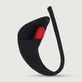C-String With Vibrator Pocket - Black - One Size