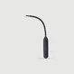 155 x 6.5 mm Spiral Silicone 10 Speed Vibrating Urethral Sound - Black