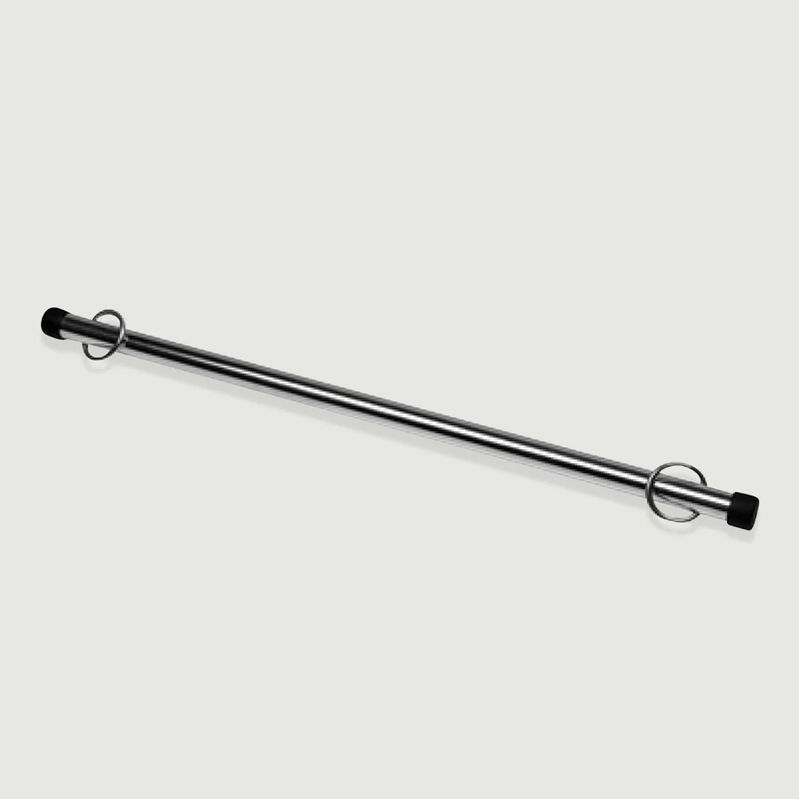 Barra separadora metálica de 40 cm - Plata