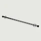 Barra separadora metálica de 40 cm - Plata
